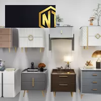TAB ĐẦU GIƯỜNG GỖ NGỌC THỊNH CÓ NHIỀU NGĂN KÉO